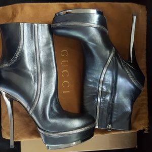 Gucci Black Pixie Boots